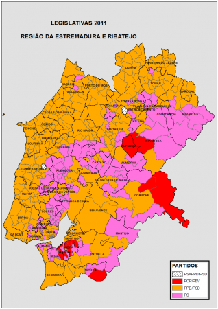 ESTREMADURA E RIBATEJO: LEGISLATIVAS 2011